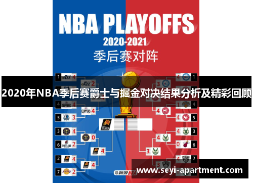 2020年NBA季后赛爵士与掘金对决结果分析及精彩回顾